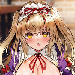 This is a pixiv picture whose title is ドジっ子メイドゆかりん.