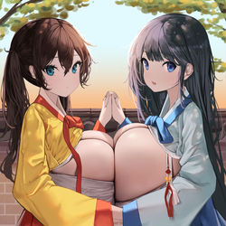 This is a pixiv picture whose title is 추석.