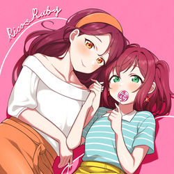 This is a pixiv picture whose title is 沼津の９月姉妹.