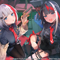 This is a pixiv picture whose title is 【お仕事】アズールレーン４周年イラストを描かせていただきました.