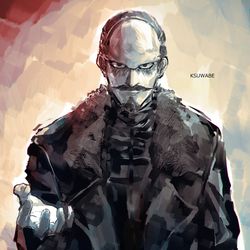 This is a pixiv picture whose title is 鶴見中尉.