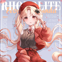 This is a pixiv picture whose title is magazine.