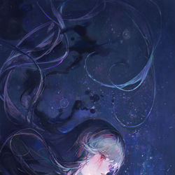This is a pixiv picture whose title is 魔.