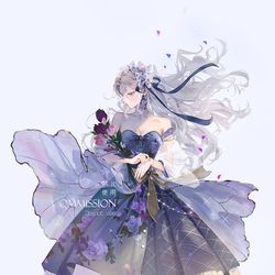 This is a pixiv picture whose title is commission.