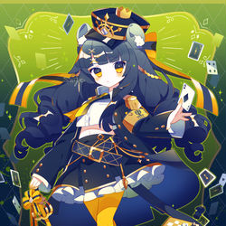 This is a pixiv picture whose title is 賢さ委員長.