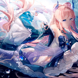 This is a pixiv picture whose title is 珊瑚宮心海.