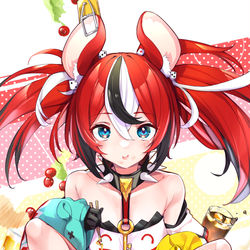 This is a pixiv picture whose title is もぐもぐ.