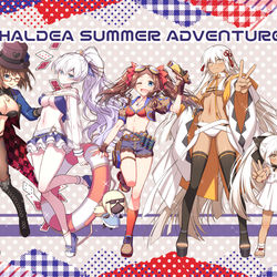 This is a pixiv picture whose title is 水着鯖2021.