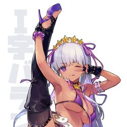 This is a pixiv picture whose title is 【FGO】I字バランスBBペレちゃん.