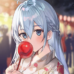 This is a pixiv picture whose title is 気になるあの子.