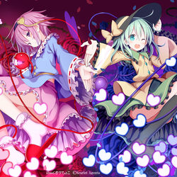 This is a pixiv picture whose title is 『心花「カメラシャイローズ」』『本能「イドの解放」』.