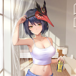 This is a pixiv picture whose title is 九条裟羅.
