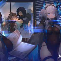 This is a pixiv picture whose title is -仕事絵-.