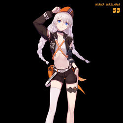 This is a pixiv picture whose title is 琪亚娜.