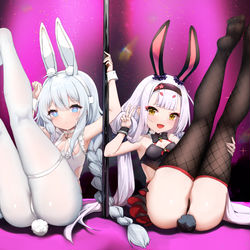 This is a pixiv picture whose title is 島風&ル・マラン.
