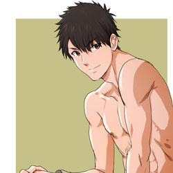 This is a pixiv picture whose title is 青年.