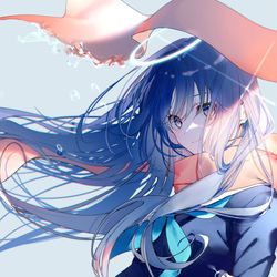 This is a pixiv picture whose title is time limit.