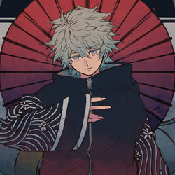 This is a pixiv picture whose title is 咒.