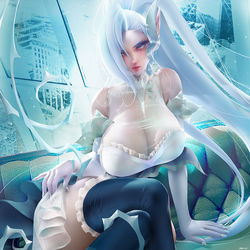 This is a pixiv picture whose title is Crystal Rose Zyra.