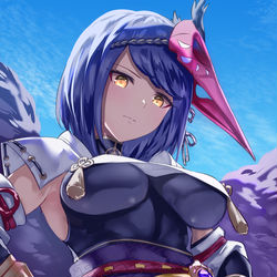 This is a pixiv picture whose title is 九条裟羅.