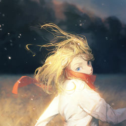 This is a pixiv picture whose title is the golden times.