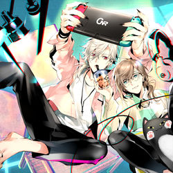 This is a pixiv picture whose title is 【お仕事】ぷちくろ＃1エンドカード.