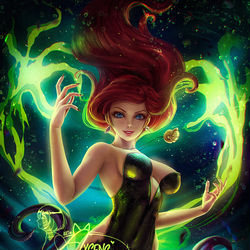 This is a pixiv picture whose title is エンチャントレス・マーメイEnchantress Mermaid.