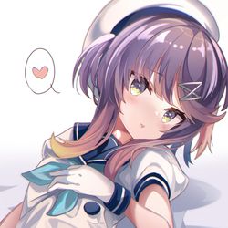 This is a pixiv picture whose title is 舌ぺろ対馬ちゃん.