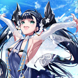 This is a pixiv picture whose title is 葛城.