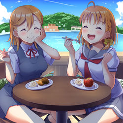 This is a pixiv picture whose title is かのちかちゃん.