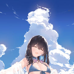 This is a pixiv picture whose title is うみー.