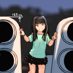 This is a pixiv picture whose title is 信号機って近くで見ると大きいよね....