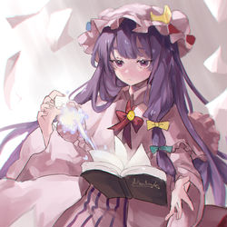 This is a pixiv picture whose title is パチュリー.