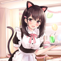 This is a pixiv picture whose title is 「おまたせしました」.