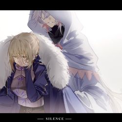 This is a pixiv picture whose title is 無聲.