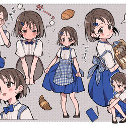 This is a pixiv picture whose title is 神戸屋で働く佐々木千枝.