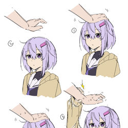This is a pixiv picture whose title is なでなで.