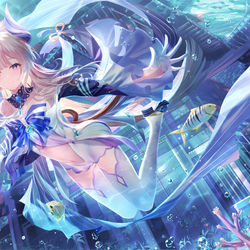 This is a pixiv picture whose title is 珊瑚宫心海.