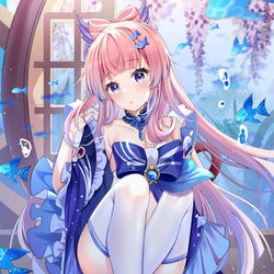 This is a pixiv picture whose title is 更新~心海~.