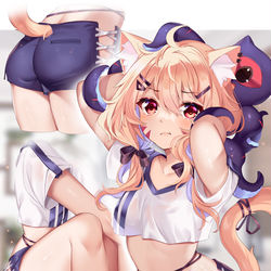 This is a pixiv picture whose title is Workout Space Cat.