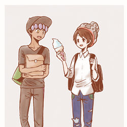 This is a pixiv picture whose title is ポケモン絵まとめ④.