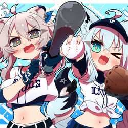 This is a pixiv picture whose title is がおこんコンビ.