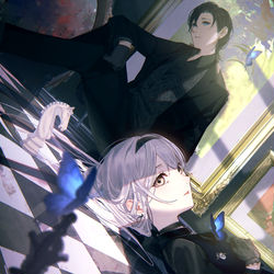 This is a pixiv picture whose title is 死者殺しのメメント・モリア.