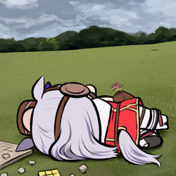 This is a pixiv picture whose title is ゴールドシップ.
