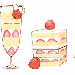 This is a pixiv picture whose title is うつわショート.