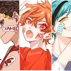 This is a pixiv picture whose title is ツイステろぐ10.