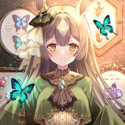 This is a pixiv picture whose title is 深窓の令嬢.