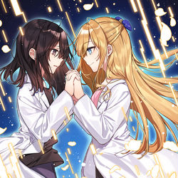 This is a pixiv picture whose title is 私の推しは悪役令嬢。.