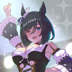 This is a pixiv picture whose title is 私の愛馬は（スケジュール管理が）凶暴です.