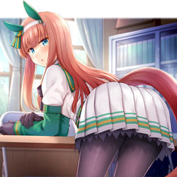 This is a pixiv picture whose title is サイレンススズカ.